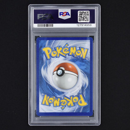 PSA8 graded Pokemon Center Greninja Gold Star promo card SWSH144 with holographic finish