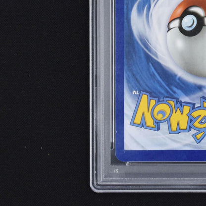 PSA8 graded Pokemon Center Greninja Gold Star promo card SWSH144 with holographic finish