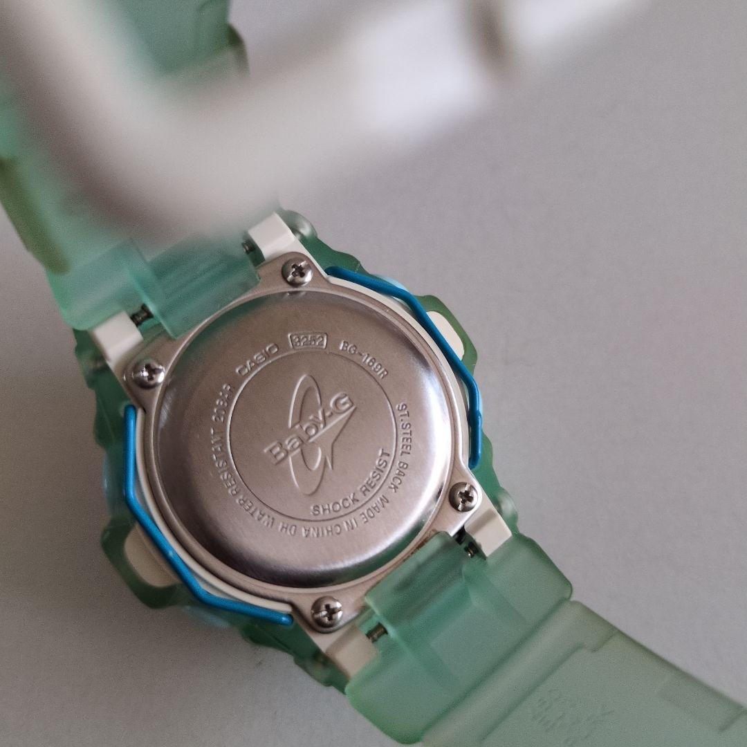 Casio Baby-G BG-169R Model Quartz Watch with Skeleton Case and Blue LCD — Japan Import