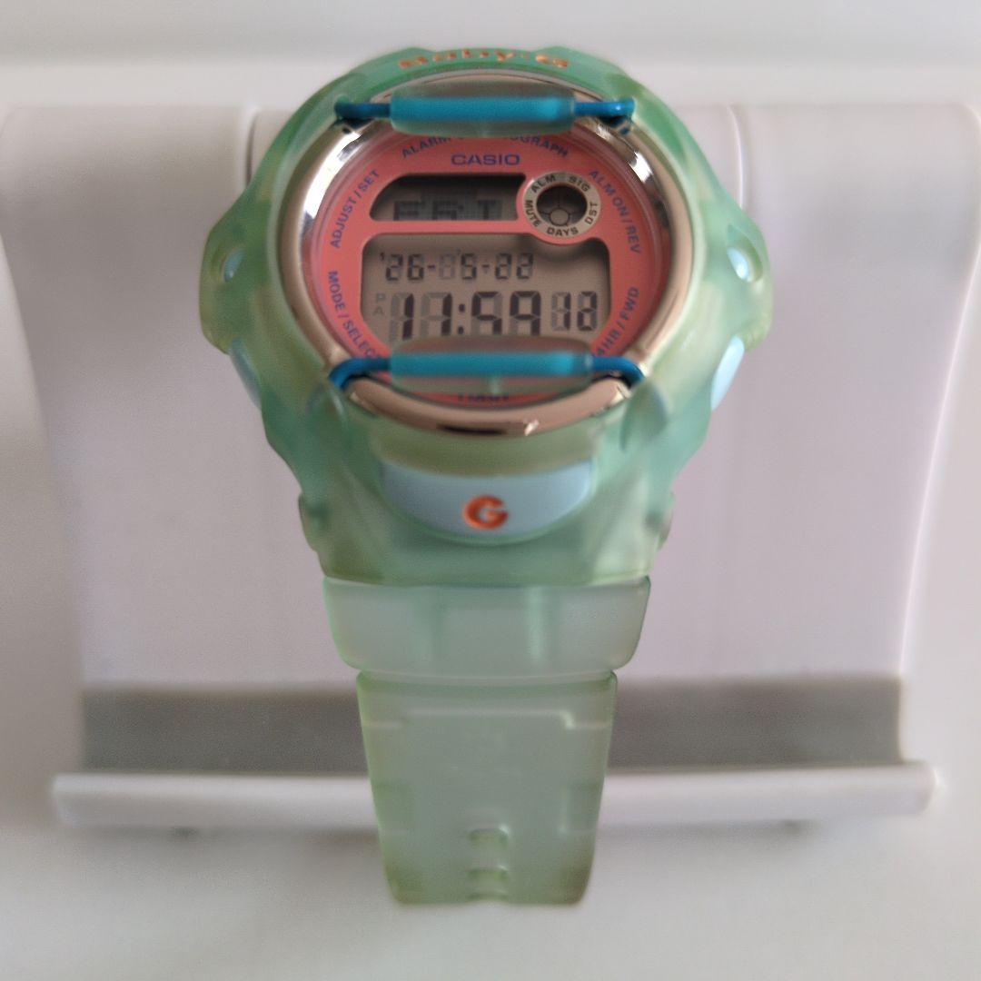 Casio Baby-G BG-169R Model Quartz Watch with Skeleton Case and Blue LCD — Japan Import