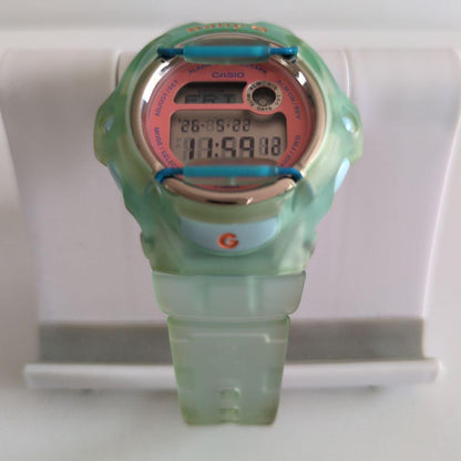 Casio Baby-G BG-169R Model Quartz Watch with Skeleton Case and Blue LCD — Japan Import