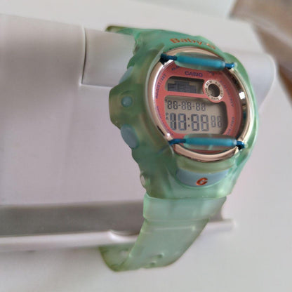 Casio Baby-G BG-169R Model Quartz Watch with Skeleton Case and Blue LCD — Japan Import