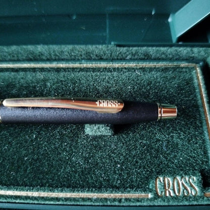 Cross Classic Century Ballpoint Pen Model 2502 CLB BP Black Gold Japan Import