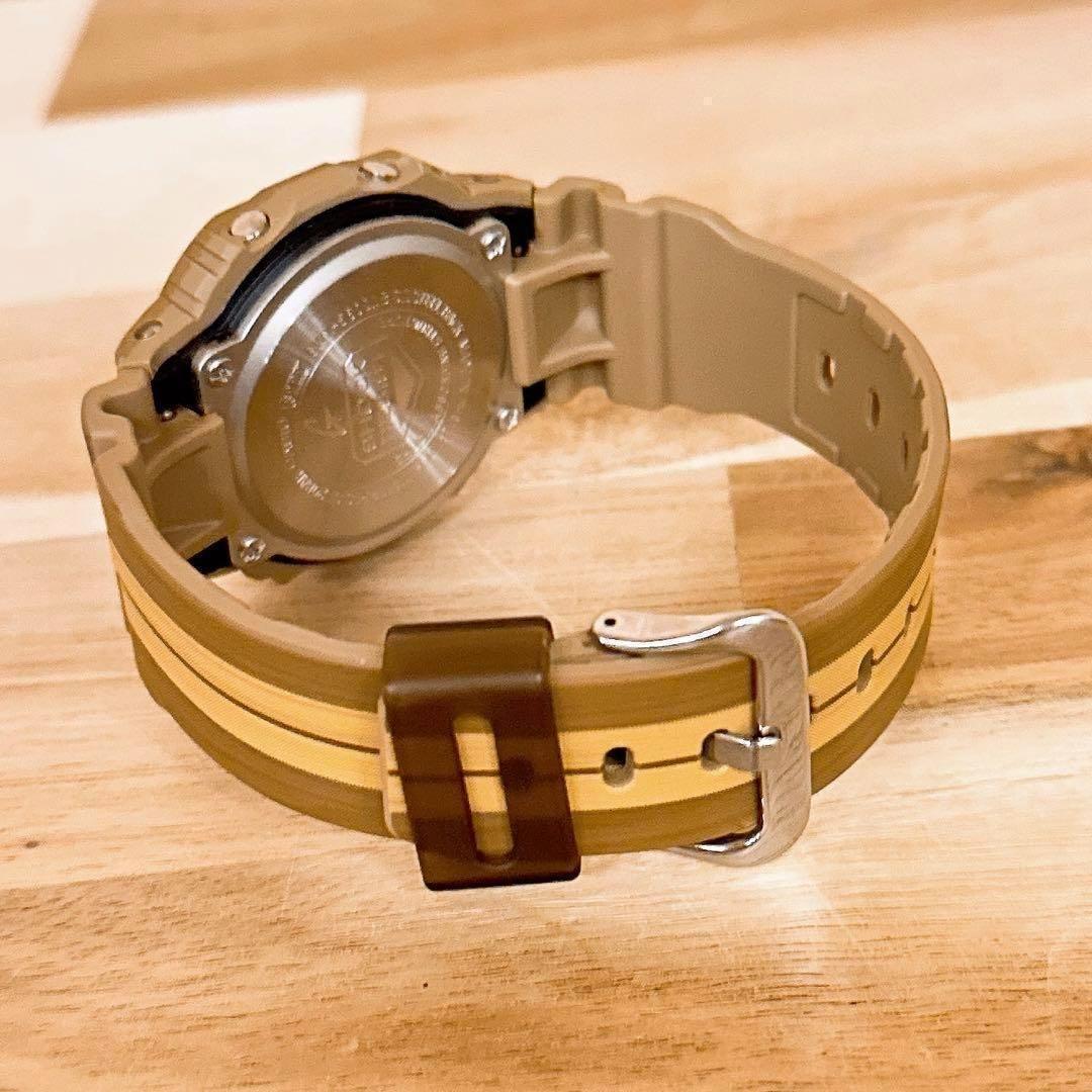 Casio G-Shock GWX-5600WB Solar Radio Wave Watch with Wooden Finish Rare Discontinued