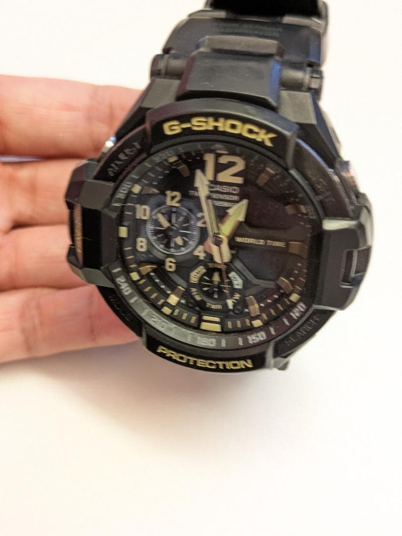 Casio G-Shock Gravitymaster GA-1100GB Digital Analog Watch with Compass and Temperature — Japan Import