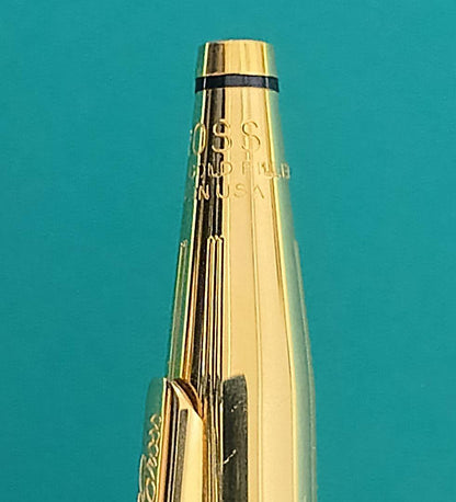 CROSS Classic Century Twist Ballpoint Pen 1/20 18KT Gold Filled with Box