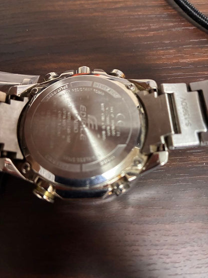 Casio Edifice Tough Solar Chronograph Watch Bluetooth Stainless Steel Japan Import