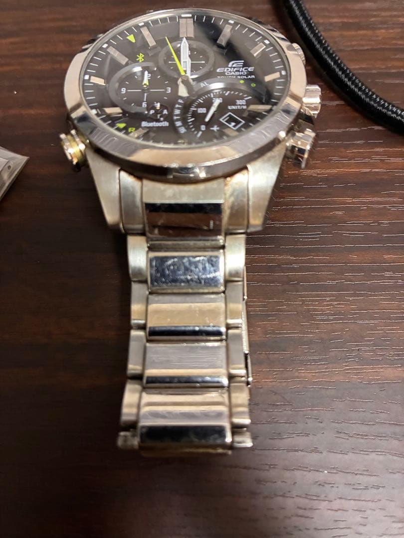 Casio Edifice Tough Solar Chronograph Watch Bluetooth Stainless Steel Japan Import