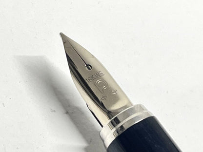 Platinum Fountain Pen Sterling Silver with 18K W.G. Nib — Japan Import