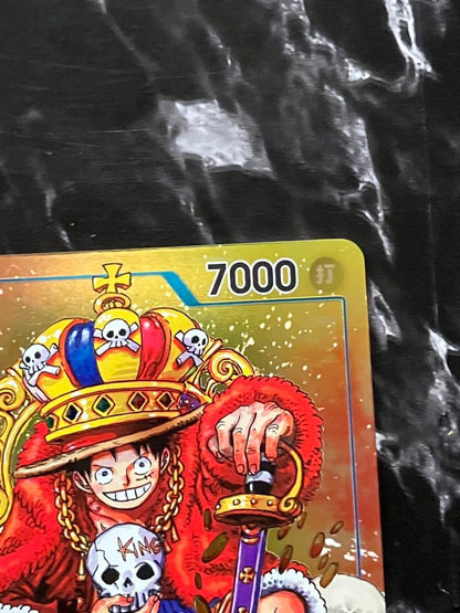 One Piece Monkey D. Luffy P-043 Japanese character card with cost 7 and power 7000