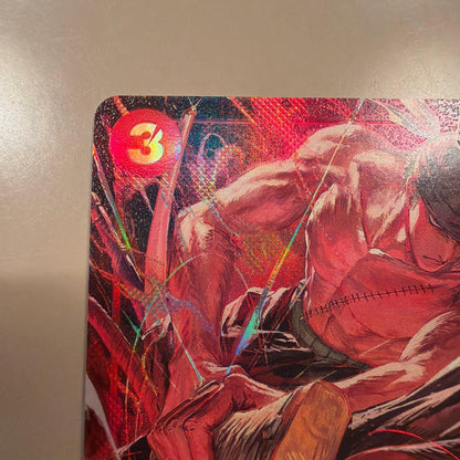 One Piece Bandai Roronoa Zoro OP01-025 trading card from the One Piece Card Game, illustrator Akira Egawa