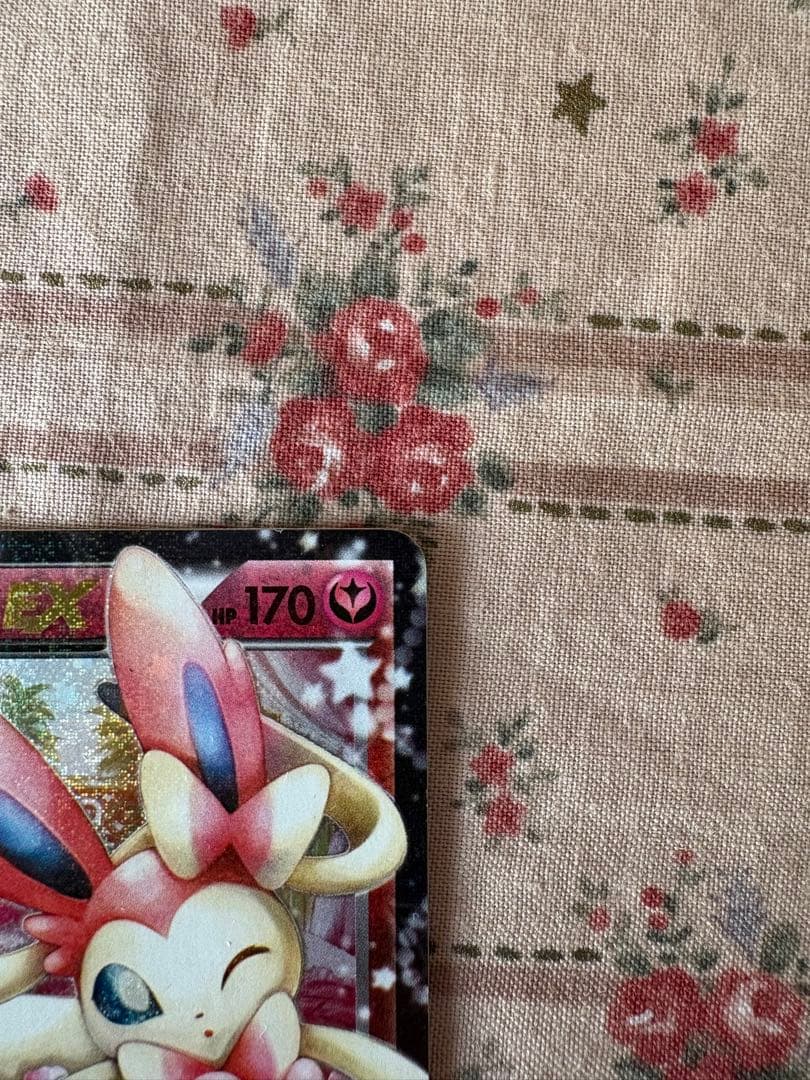Pokemon Card Game NiFia EX RR CP3_025 Japanese single card with dent in sleeve from XY Break series