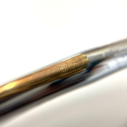 Cross Brand Pen, Mechanical Pencil & Sign Pen Set with Case in Silver and Gold