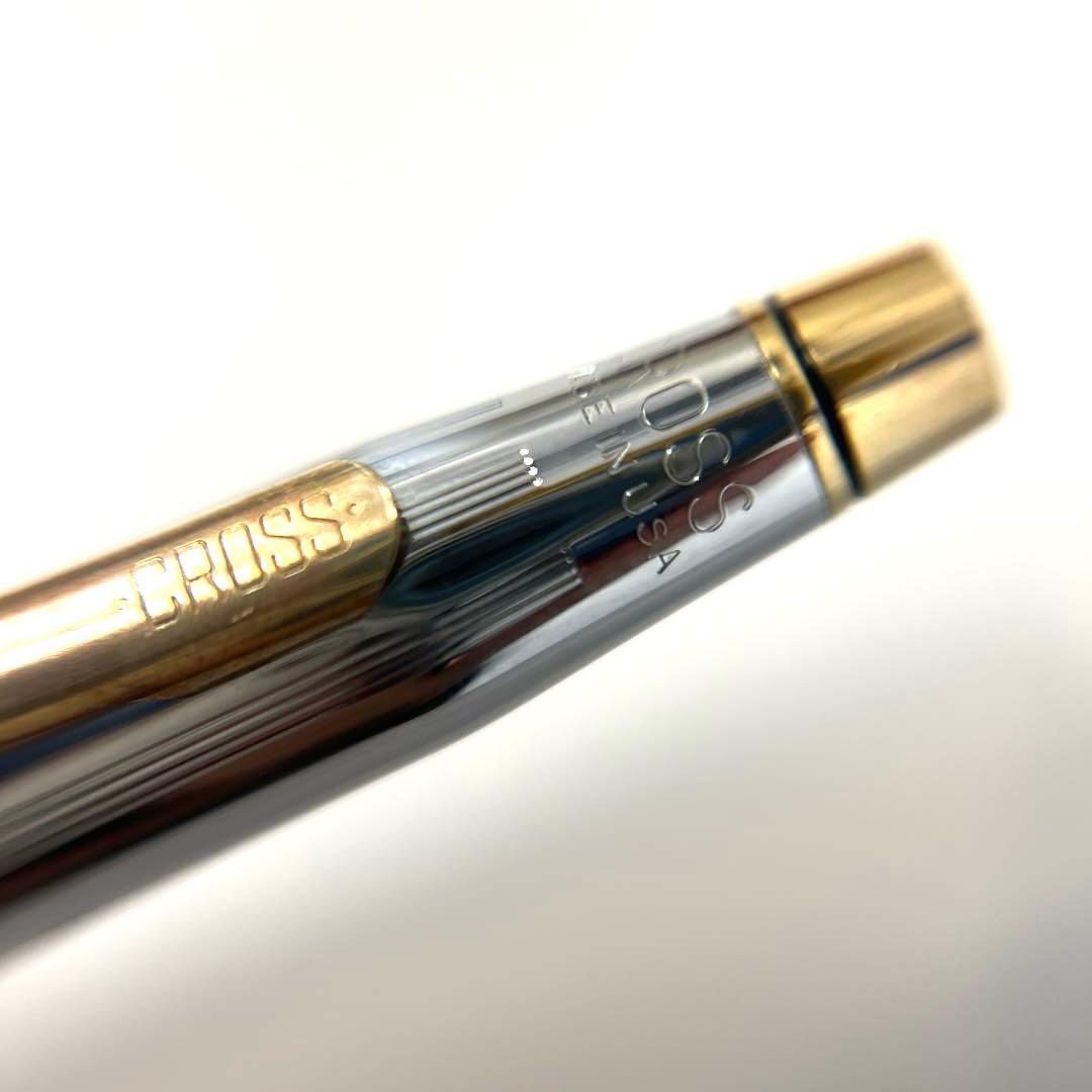 Cross Brand Pen, Mechanical Pencil & Sign Pen Set with Case in Silver and Gold