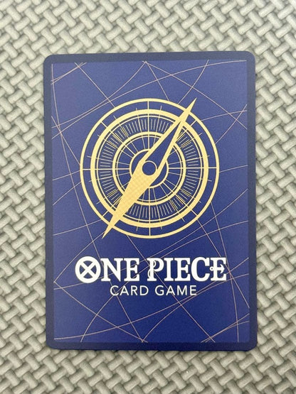 One Piece Energy OP15 SEC trading card featuring character artwork and model number OP15 SEC