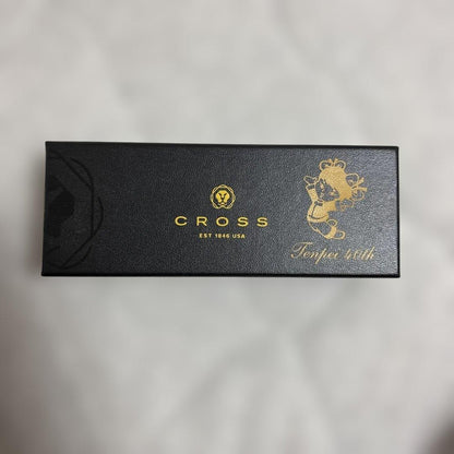Cross Tenpai 40th Metal Ballpoint Pen with Engraved Logo — Japan Import