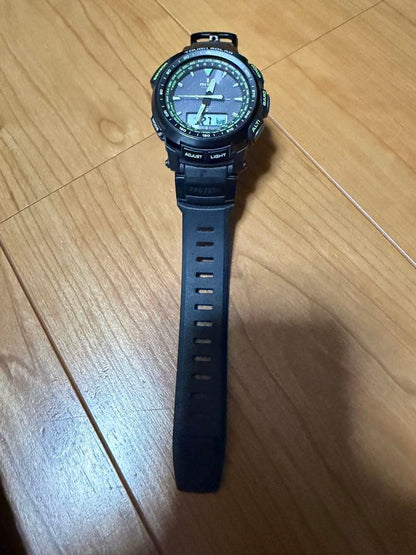Casio Pro Trek PRW-5100 Multi-Band Solar Watch with Triple Sensors — Japan Import