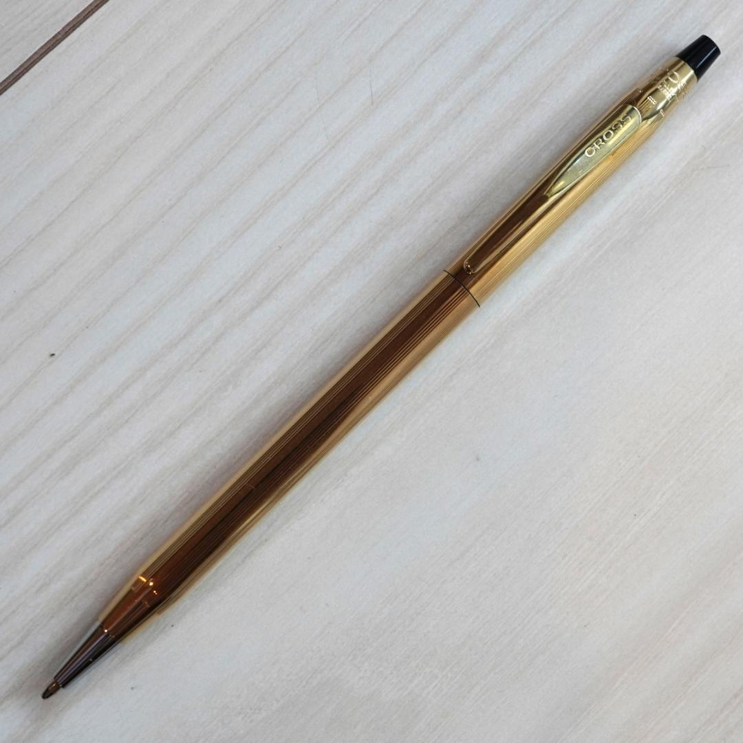 Cross Classic Century 10k Gold Plated Ballpoint Pen N4502③