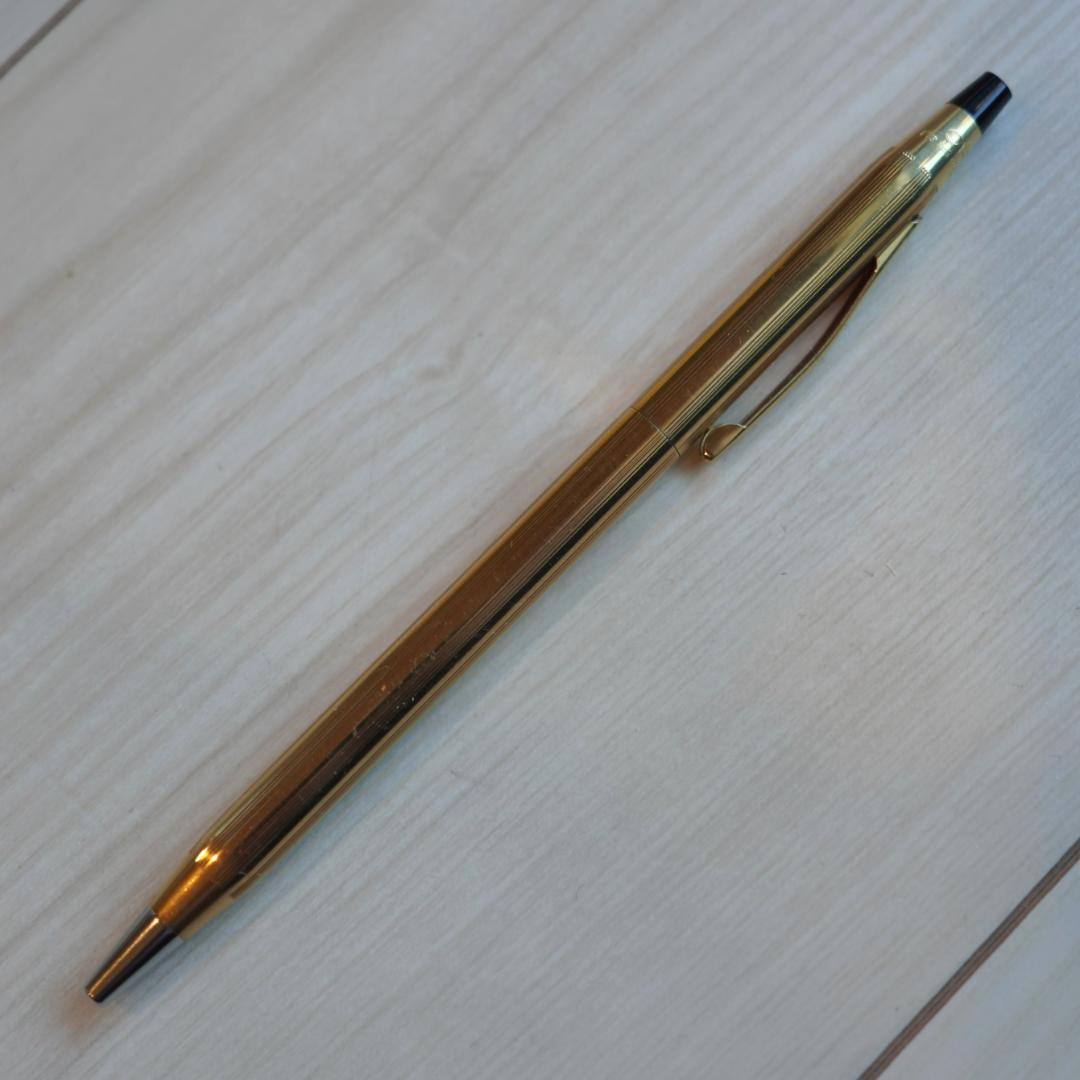 Cross Classic Century 10k Gold Plated Ballpoint Pen N4502③