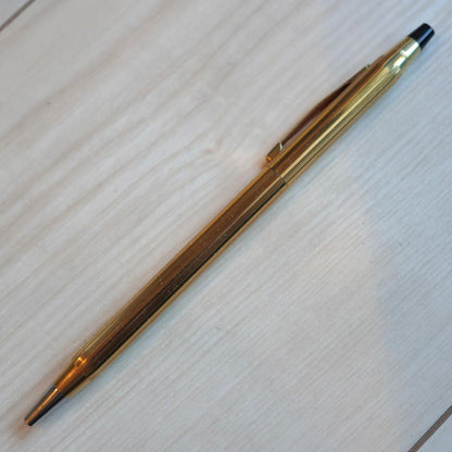 Cross Classic Century 10k Gold Plated Ballpoint Pen N4502③