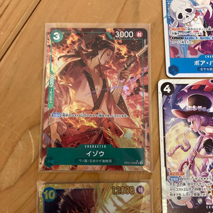 One Piece Parallel Sec SR collectible card set bulk pack with 35 plus 14 cards from Japan