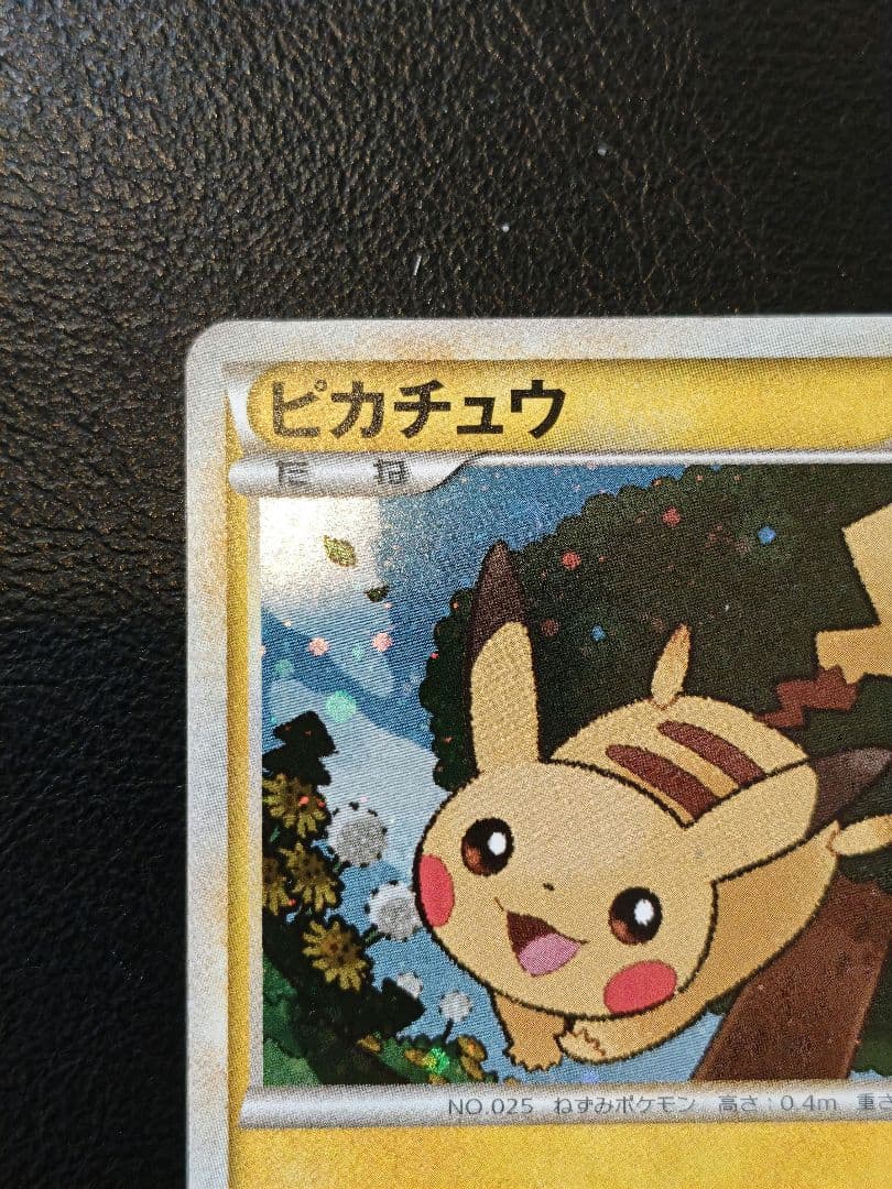 Pokémon Japan Pikachu 2009 collectible card 019/L-P from Daikiru Club Gold Rank campaign, clean front surface