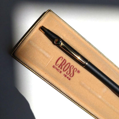 Cross Black Ballpoint Pen with NEXT Logo | Difficult to Find Item — Japan Import