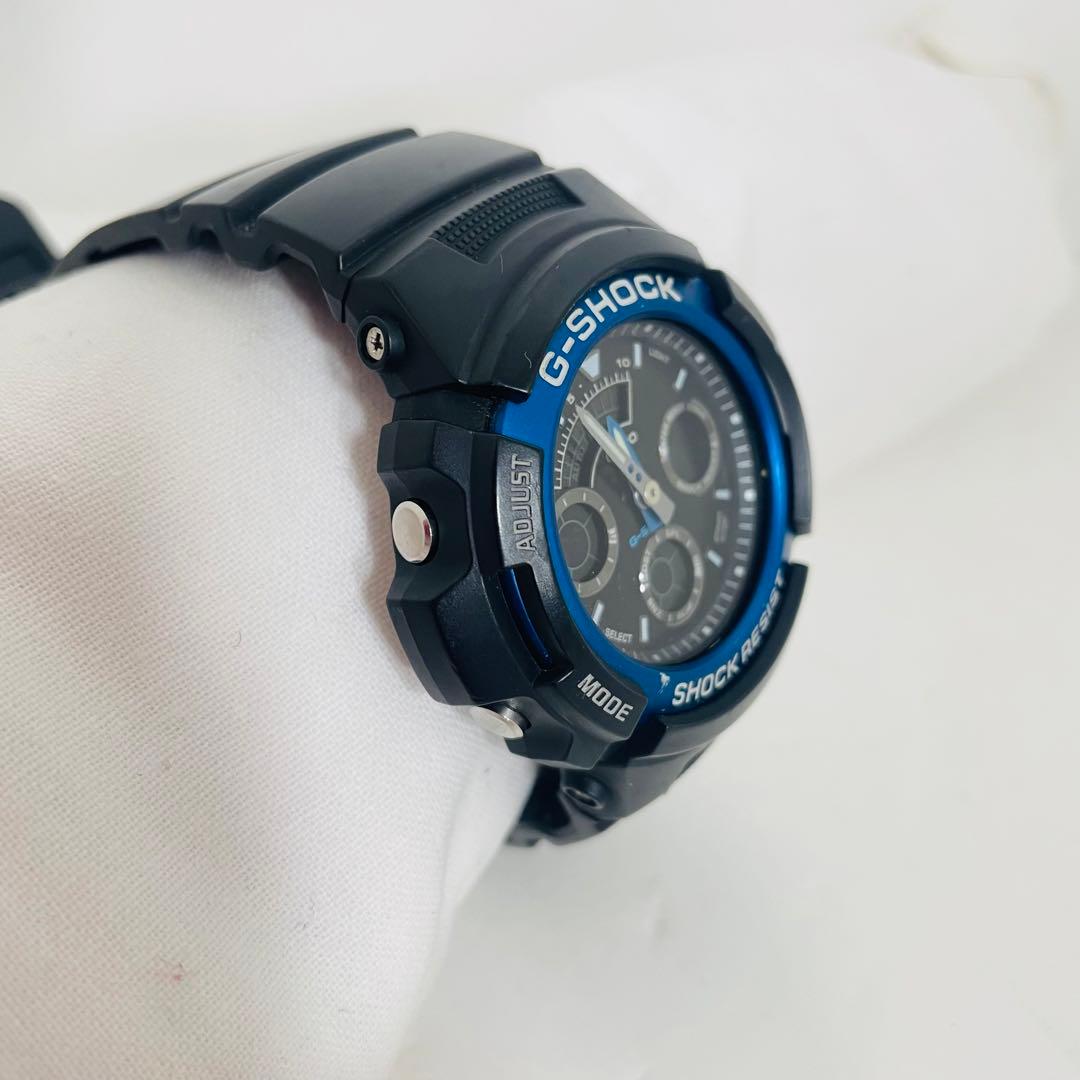 Casio G-Shock Watch Digital Analog AW-591 Black — Japan Import