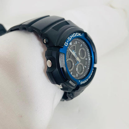 Casio G-Shock Watch Digital Analog AW-591 Black — Japan Import