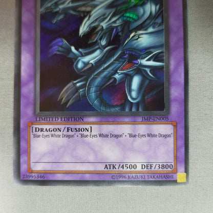 2006 Blue-Eyes Ultimate Dragon Ultrare Card with minor damage from North America Jump Edition