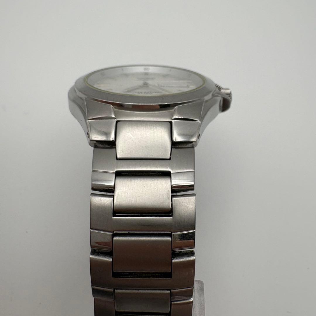 Casio MTP-1228DJ Vintage Mens Wristwatch with Date and Day, Silver Stainless Steel — Japan Import