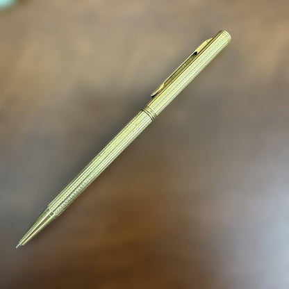 CROSS Pelican Retro Ballpoint Pen Set with Metal Design and Leather Case