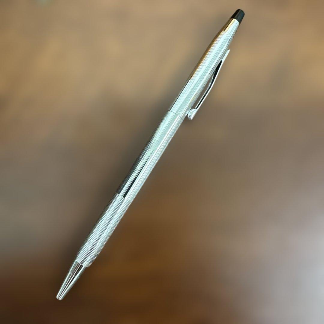 CROSS Pelican Retro Ballpoint Pen Set with Metal Design and Leather Case