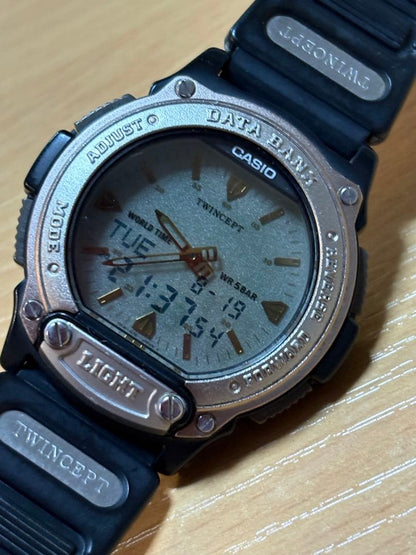 Casio Data Bank ABX-60 Hybrid Digital and Analog Watch for Men — Japan Import