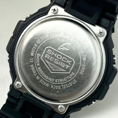 Casio G-Shock Square Digital Quartz Watch Model DW-5900 Black — Japan Import