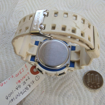 Casio G-Shock GA-100-1A4 White Digital Analog Combination Watch — Japan Import