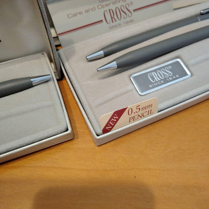 CROSS Brand Pen Set with Ballpoint and 0.5mm Mechanical Pencil — Japan Import