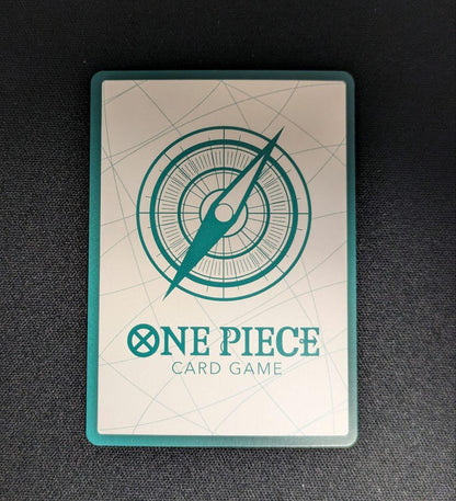 One Piece Card Game Premium Booster 2 Gear 5 Nika Luffy Gold Don Card in sleeve and loader with packaging