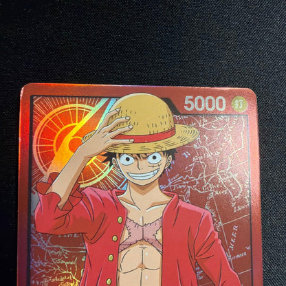 Monkey D. Luffy OP01 Promo One Piece trading card family deck set including promotional card and deck