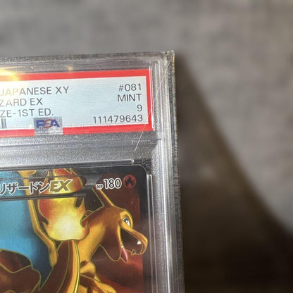 Bandai Reshiram EX SR XY2 Wild Blaze 081/080 trading card from the XY series, rare Japan import
