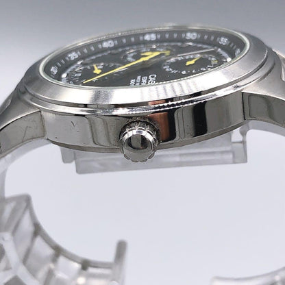 Casio Edifice Men’s Watch Chronograph Style Black Silver Model EF-308 — Japan Import