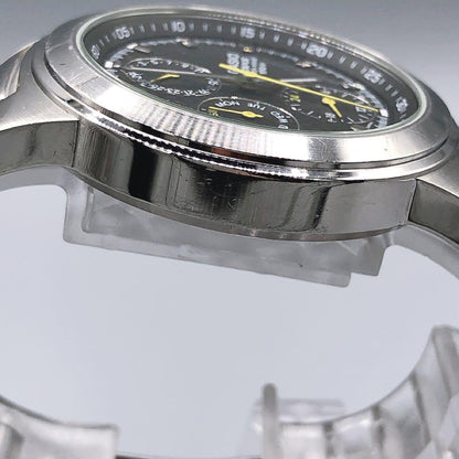 Casio Edifice Men’s Watch Chronograph Style Black Silver Model EF-308 — Japan Import