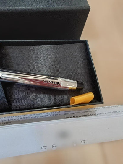 Cross Classic Century Chrome ballpoint pen with slim chrome body and polished finish