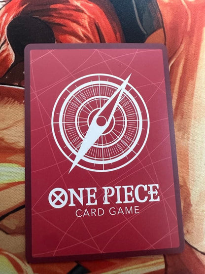 One Piece Monky D. Luffy OP05 SR Japanese trading card showing Boa Hancock as Leader in Parallel version