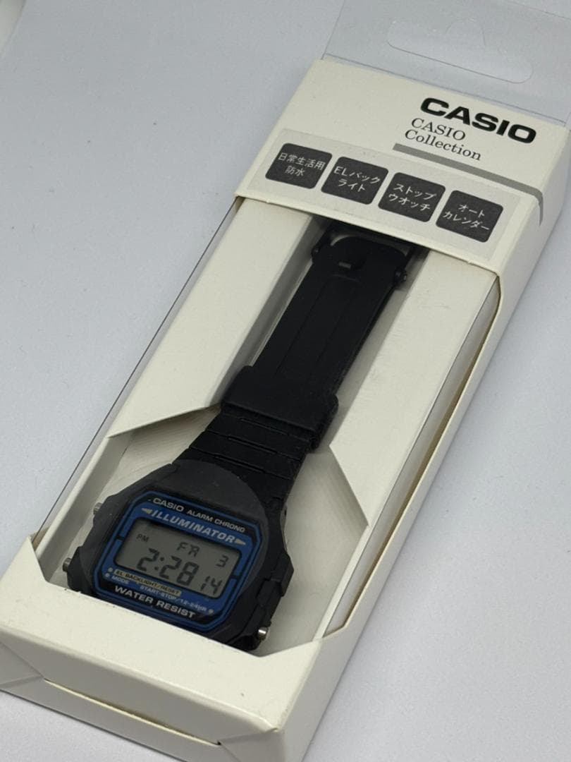 Casio Collection F-105W-1AWJH Men’s Black Digital Watch — Japan Import