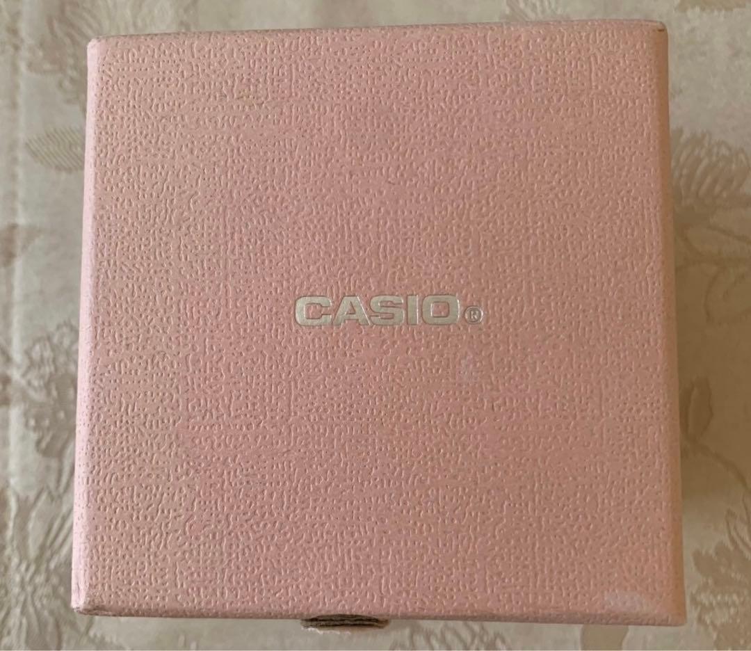 Casio Wave Ceptor Leather Solar Radio Watch in Pink — Japan Import