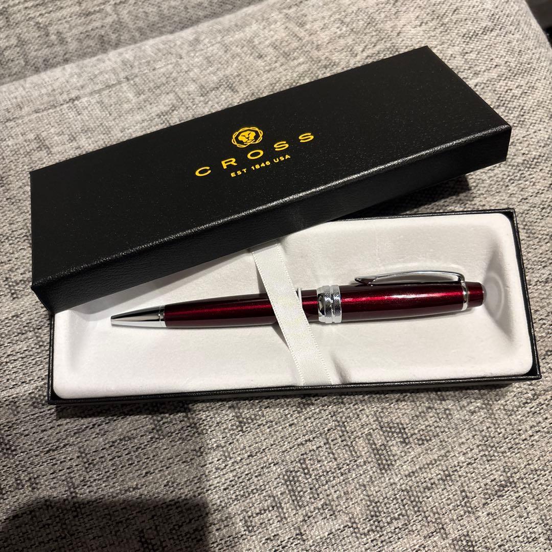 Cross Red Metal Ballpoint Pen with Dedicated Case