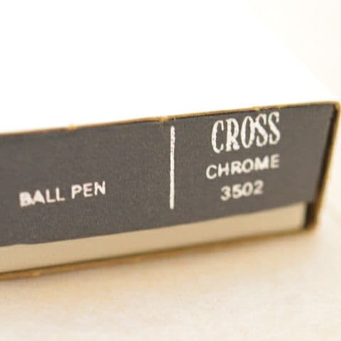 Silver CROSS Classic Century 3502 ballpoint pen approximately 5.1 inches long imported from Japan