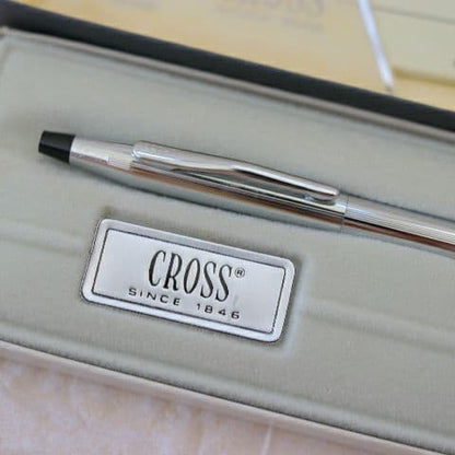 Silver CROSS Classic Century 3502 ballpoint pen approximately 5.1 inches long imported from Japan