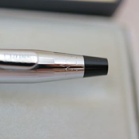 Silver CROSS Classic Century 3502 ballpoint pen approximately 5.1 inches long imported from Japan